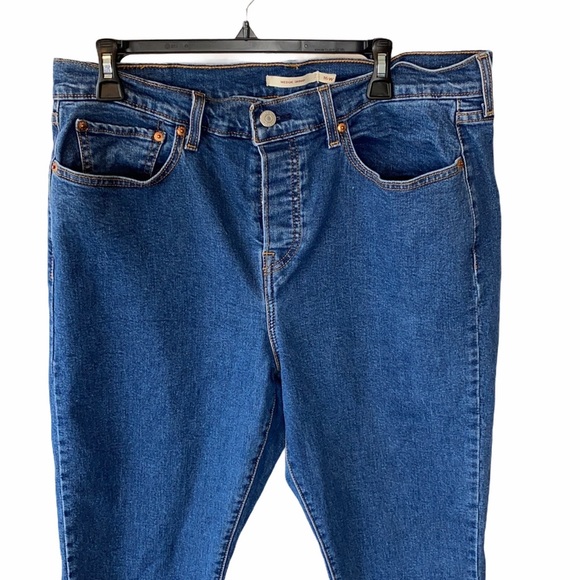 Levi’s High Rise Wedgie Skinny Plus Stretch Jeans Size 16W - Picture 3 of 9